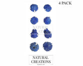 azurite earrings